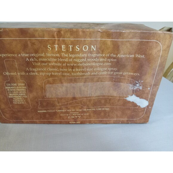 STETSON MEN'S GROOMING KIT,  COLOGNE SPRAY  .75 FL OZ / 22.1 mL  VINTAGE - Picture 6 of 6